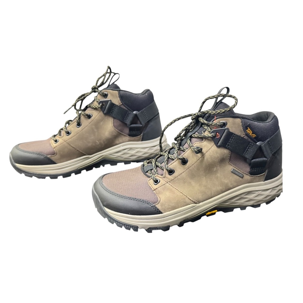 Teva Grandview GTX Hiking Boots Mens 9 Brown Waterproof GORE-TEX Vibram 1106804